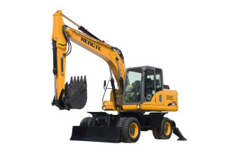 恒特輪式挖掘機圖庫 工程機械的卓越風采